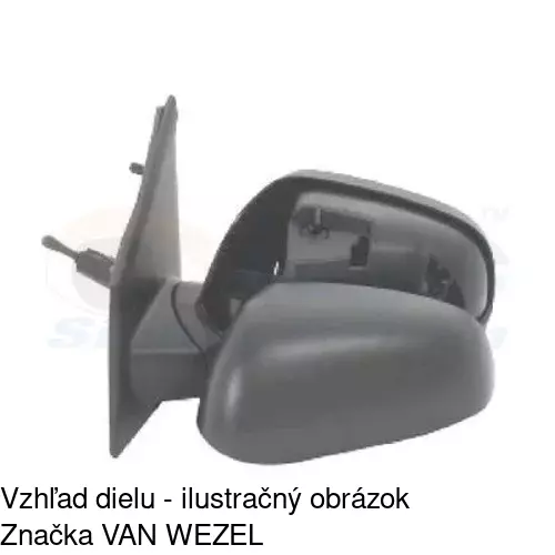 Vonkajšie zrkadlo 2711513M /POLCAR/ - obr. 1