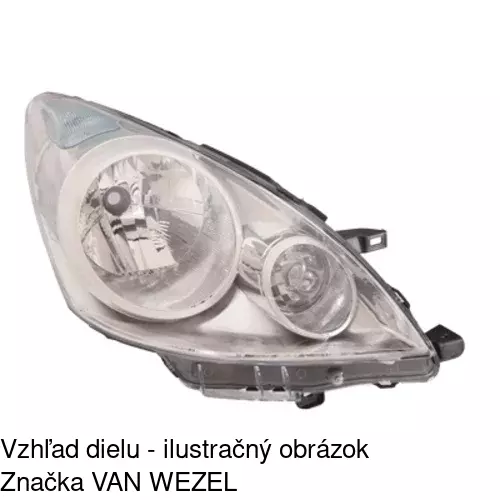 Hlavný reflektor 271210-E /POLCAR/ - obr. 2