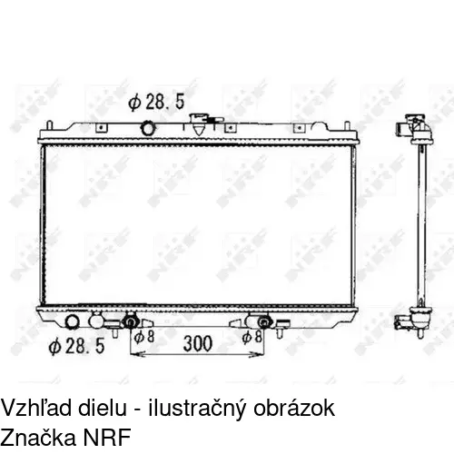 Chladiče vody 273408-2 /POLCAR/ - obr. 1