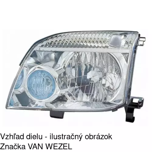 Hlavný reflektor 2746090E /POLCAR/ - obr. 1