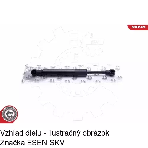 Plynová pružina 2746AB /POLCAR/ - obr. 3