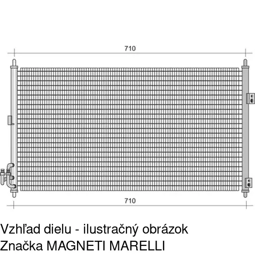 Chladiče klimatizácie 2746K8C1S /POLCAR/ - obr. 2