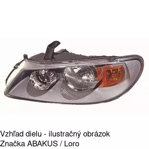 Hlavný reflektor 2757091E /POLCAR/ - obr. 2
