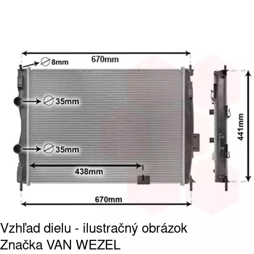 Chladiče vody 275908-6 /POLCAR/ - obr. 5