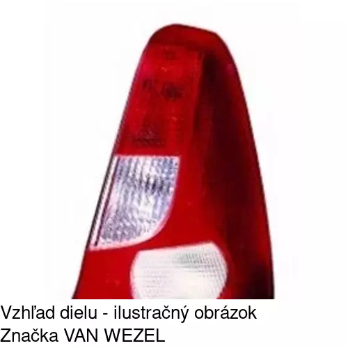 Zadné svetlo 2800882E /POLCAR/ - obr. 2