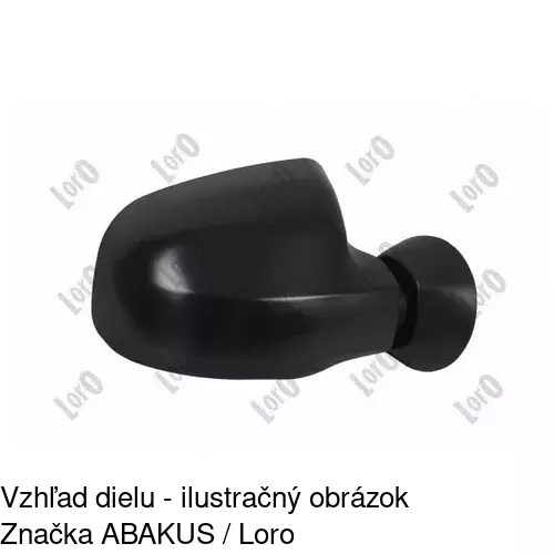 Vonkajšie zrkadlo 2801521M /POLCAR/ - obr. 2