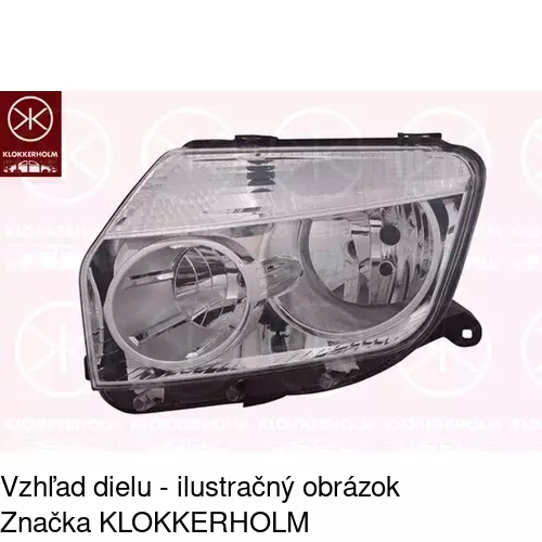Hlavný reflektor 282009-E /POLCAR/ - obr. 2