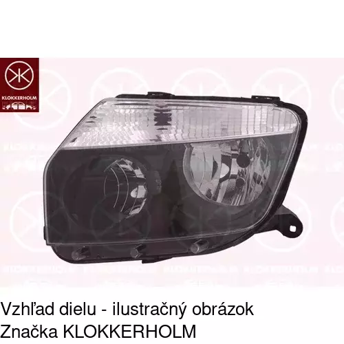 Hlavný reflektor 2820101E /POLCAR/ - obr. 1