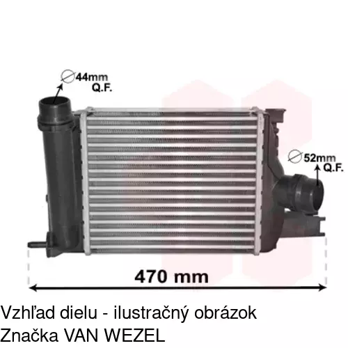 Chladiče vzduchu (Intercoolery) 28B1J8-1 /POLCAR/ - obr. 4