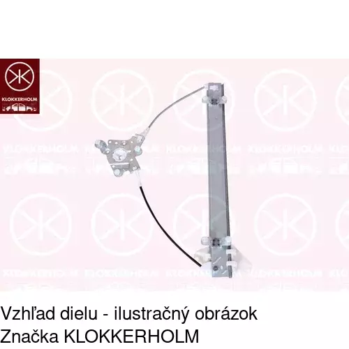 Elektrický mechanizmus okna dverí POLCAR 2923PSE1