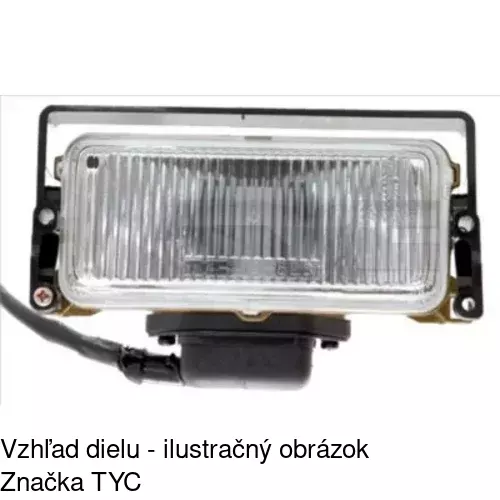 Hmlové svetlo - predné POLCAR 300229-E