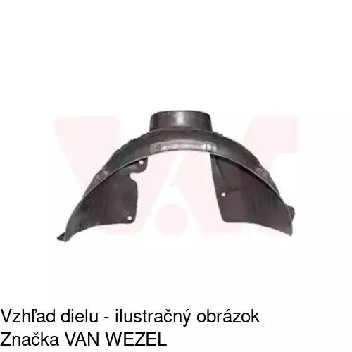 Podblatník (plast) 3002FL1X /POLCAR/ - obr. 1