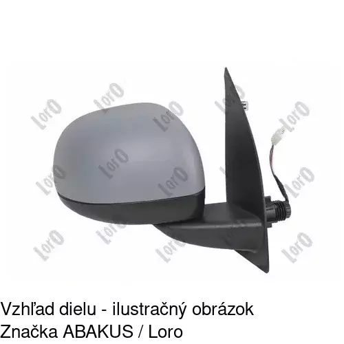 Vonkajšie zrkadlo 3003526E /POLCAR/ - obr. 4