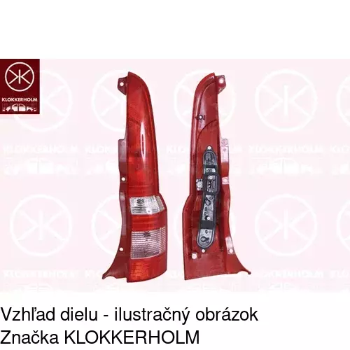 Zadné svetlo POLCAR 300388-U