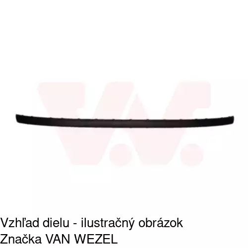 Lišta nárazníka 3003965J /POLCAR/ - obr. 2
