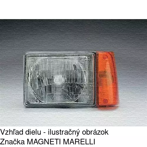 Hlavný reflektor 3004100E /POLCAR/ - obr. 1