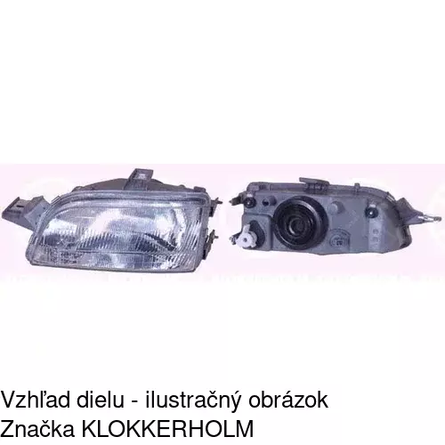 Hlavný reflektor 3017091E /POLCAR/ - obr. 1