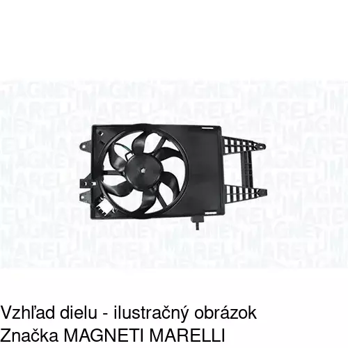 Ventilátory chladičov 302223W1 /POLCAR/ - obr. 1