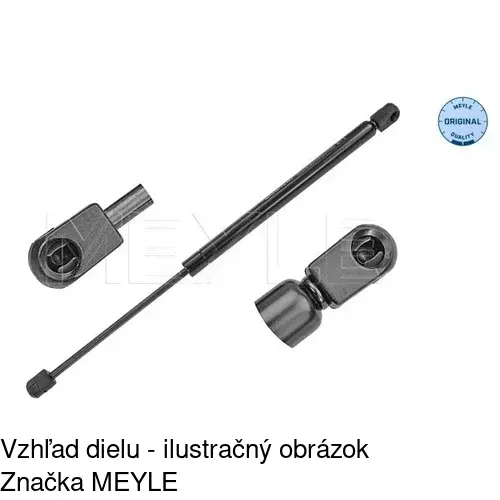 Plynová pružina 3022AB1 /POLCAR/ - obr. 2