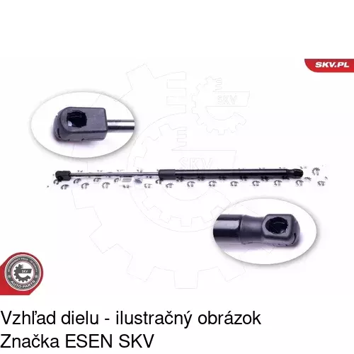 Plynová pružina 3022ABD /POLCAR/ - obr. 4