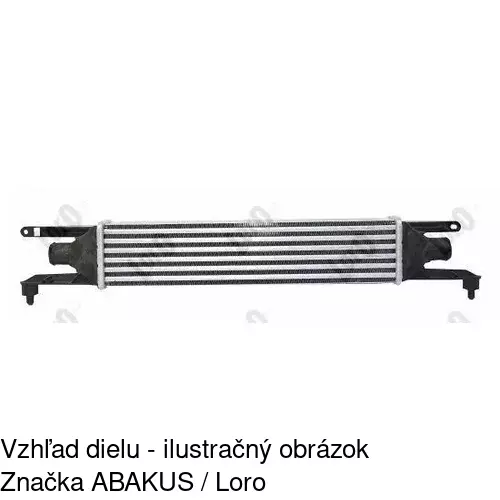 Chladiče vzduchu (Intercoolery) 3024J8-1 /POLCAR/ - obr. 3