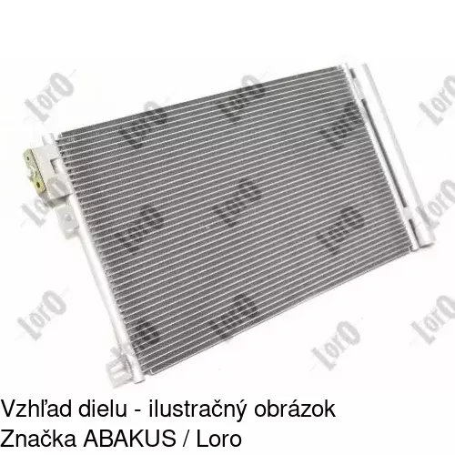 Chladiče klimatizácie 3025K8C1 /POLCAR/