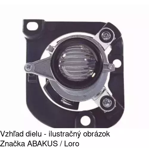 Hmlové svetlo - predné 303530-E /POLCAR/ - obr. 3