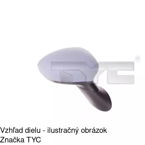 Vonkajšie zrkadlo 3035515M /POLCAR/