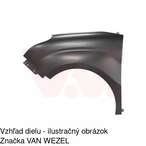 Predný blatník 304201 /POLCAR/ - obr. 2