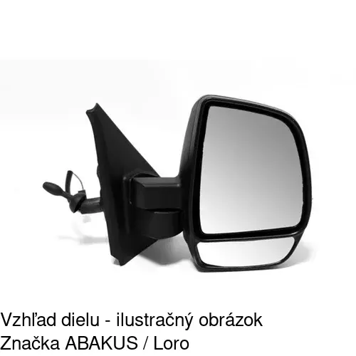 Vonkajšie zrkadlo 3042524M /POLCAR/ - obr. 5