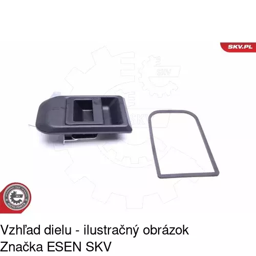 Vnútorná kľučka 3052Z-45 /POLCAR/ - obr. 2