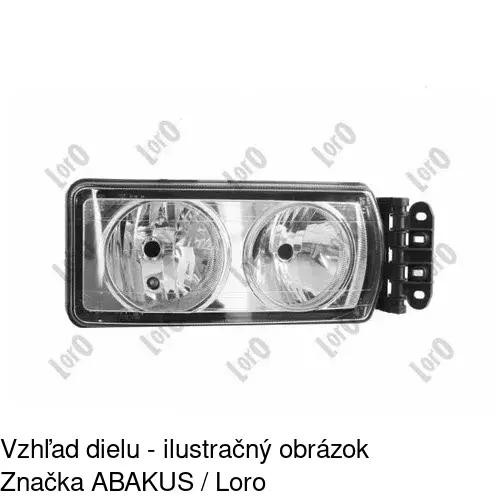 Hlavný reflektor 305809-E /POLCAR/ - obr. 1