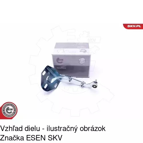 Vozík - kolieska pant posuvných dverí 3080Z-72 /POLCAR/ - obr. 1