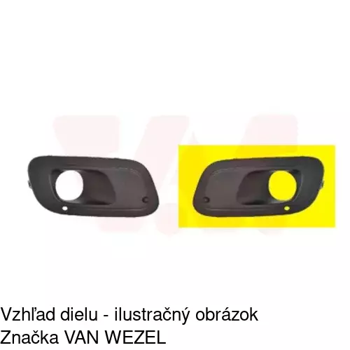 Kryt v nárazníku 30A127-3 /POLCAR/ - obr. 1