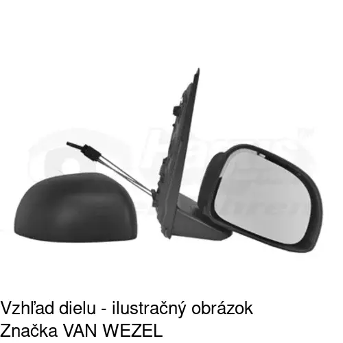 Vonkajšie zrkadlo 30A1521M /POLCAR/ - obr. 4