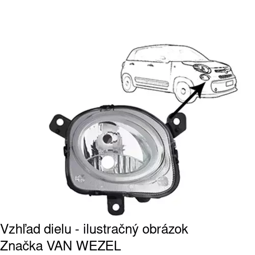 Hlavný reflektor 30L1103U /POLCAR/ - obr. 3