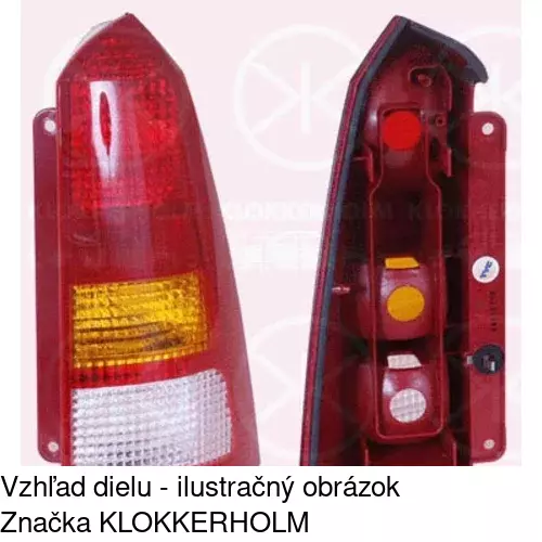 Zadné svetlo 3201882E /POLCAR/ - obr. 1