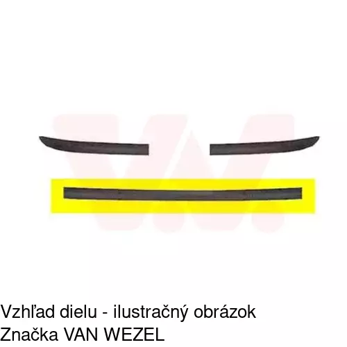 Lišta nárazníka 32019610 /POLCAR/ - obr. 2