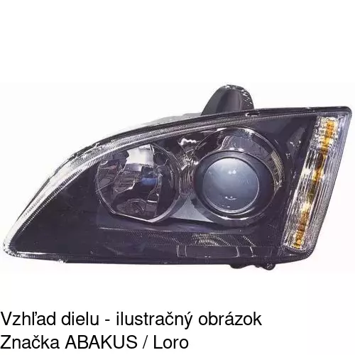 Hlavný reflektor 3202091T /POLCAR/ - obr. 2