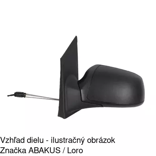 Vonkajšie zrkadlo 3202514M /POLCAR/ - obr. 2