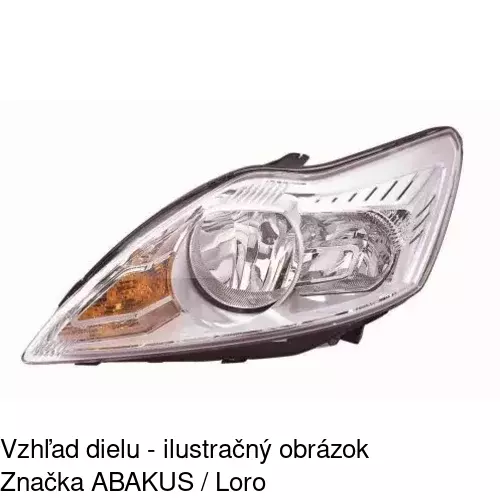 Hlavný reflektor 320509-T /POLCAR/ - obr. 4