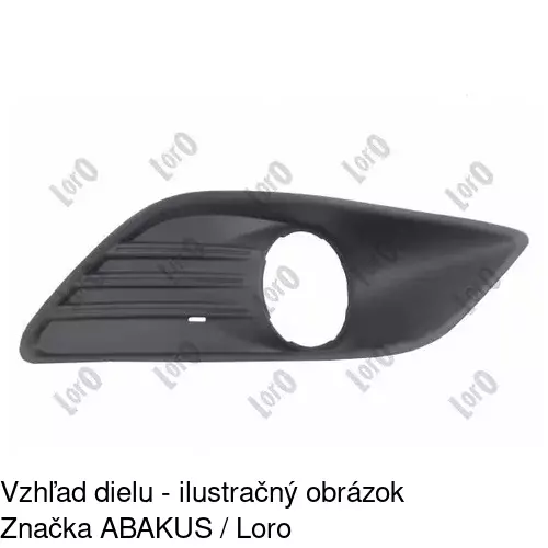Kryt v nárazníku 3205274R /POLCAR/ - obr. 2