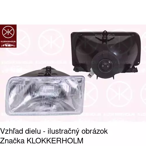 Hlavný reflektor 320810-E /POLCAR/ - obr. 1