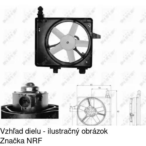 Ventilátory chladičov 321023W6 /POLCAR/ - obr. 1