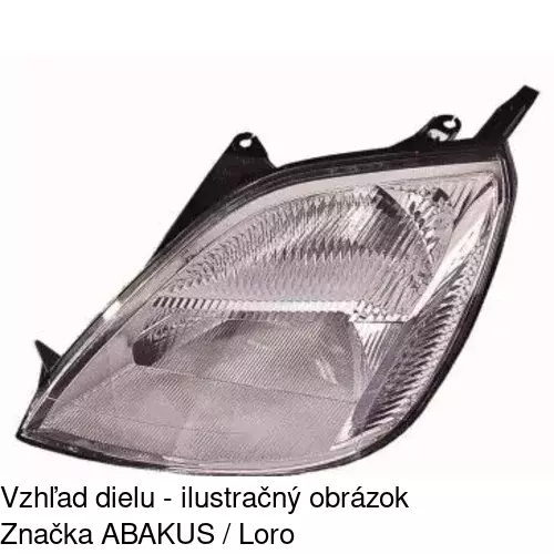 Hlavný reflektor 3212090E /POLCAR/ - obr. 5