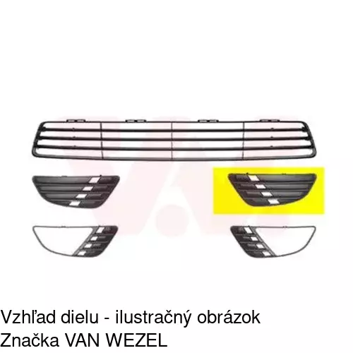 Kryt v nárazníku 321227-1 /POLCAR/ - obr. 1