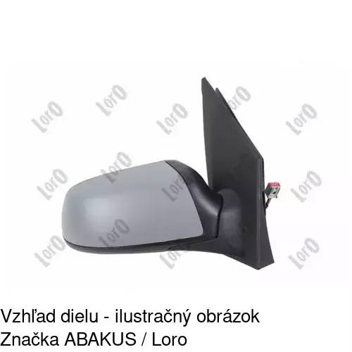 Vonkajšie zrkadlo 3212521E /POLCAR/ - obr. 5