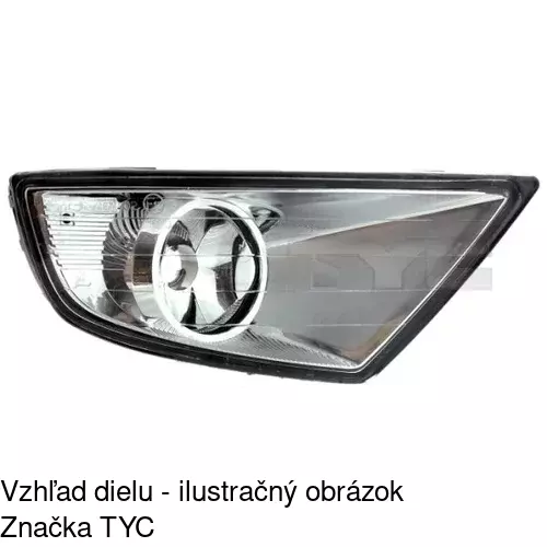 Hmlové svetlo - predné 3218303E /POLCAR/ - obr. 4