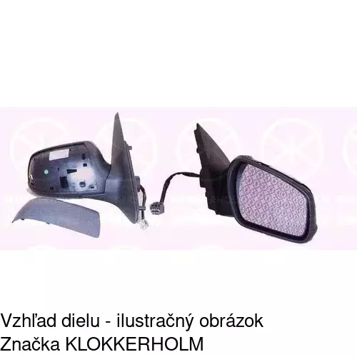 Vonkajšie zrkadlo 3218517E /POLCAR/ - obr. 5