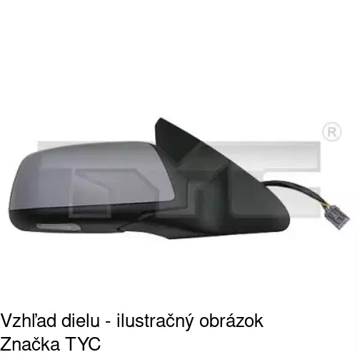 Vonkajšie zrkadlo POLCAR 3218519E